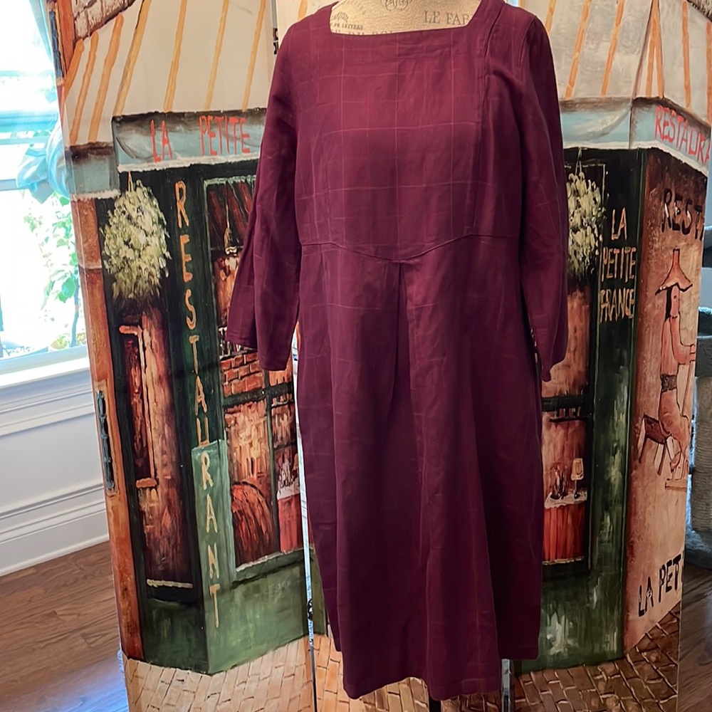 Gudrun Sjoden “Greta” Dress, Purple, Size Medium